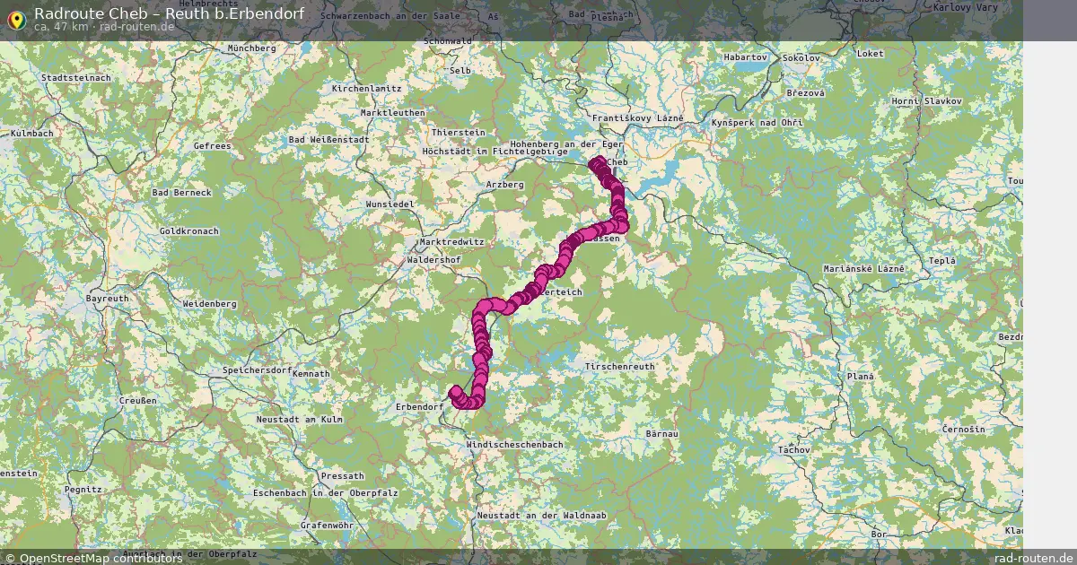 Radtour Cheb – Reuth B.erbendorf