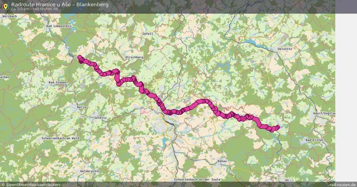 Radtour Hranice U Aše – Blankenberg