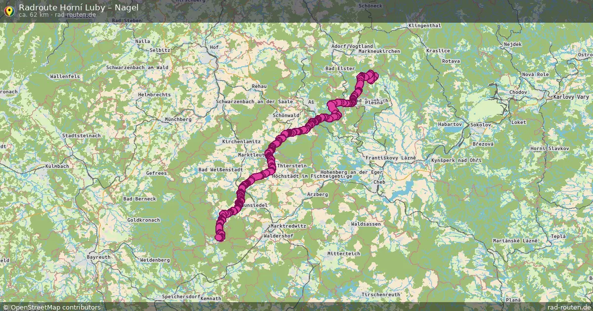 Radtour Horní Luby – Nagel