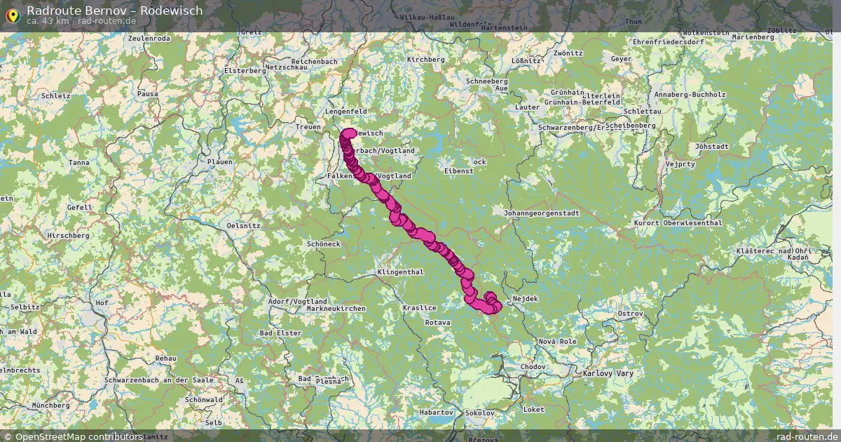 Radtour Bernov – Rodewisch