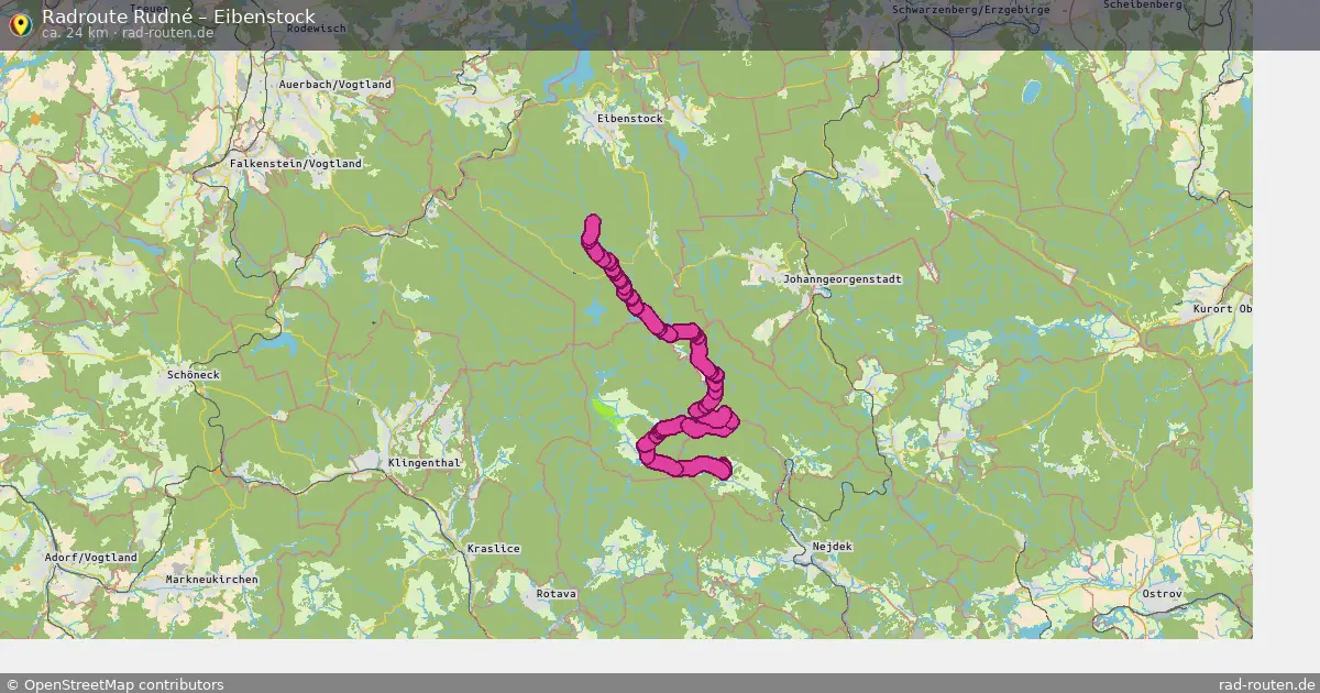 Radtour Rudné – Eibenstock