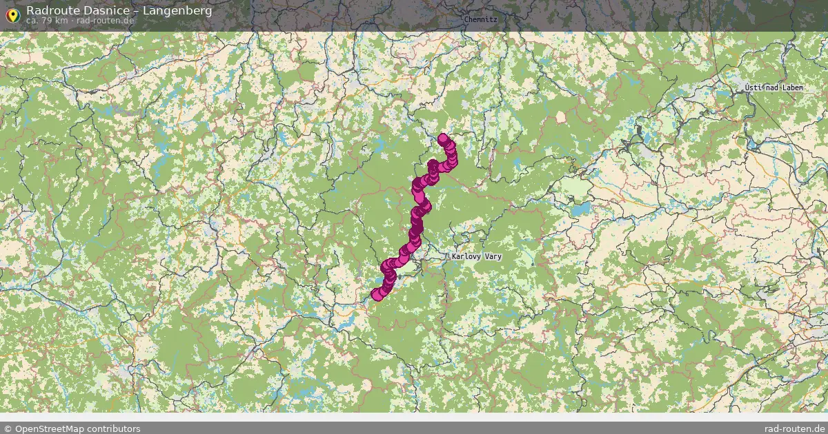 Radtour Dasnice – Langenberg