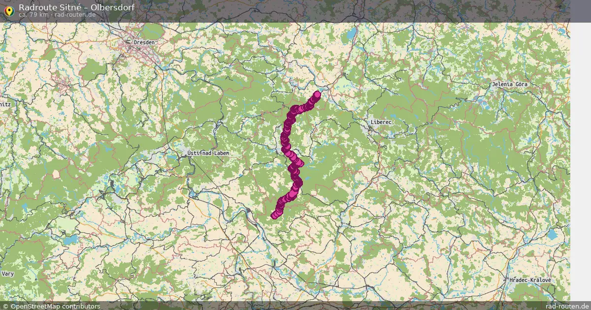 Radtour Sitné – Olbersdorf