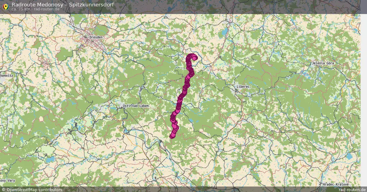 Radtour Medonosy – Spitzkunnersdorf