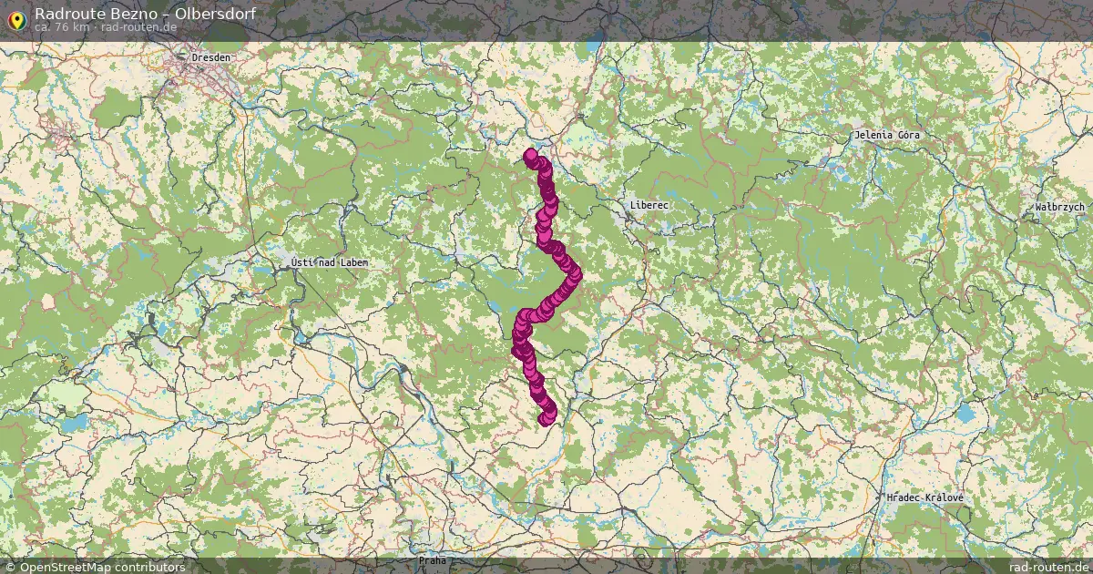Radtour Bezno – Olbersdorf