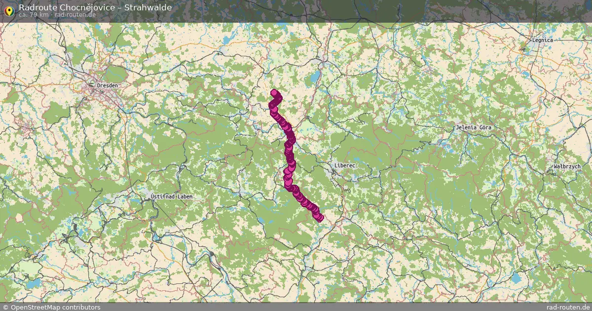 Radtour Chocnějovice – Strahwalde