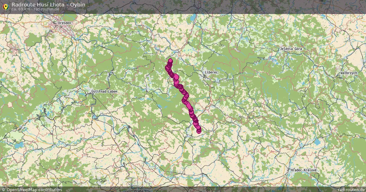 Radtour Husí Lhota – Oybin