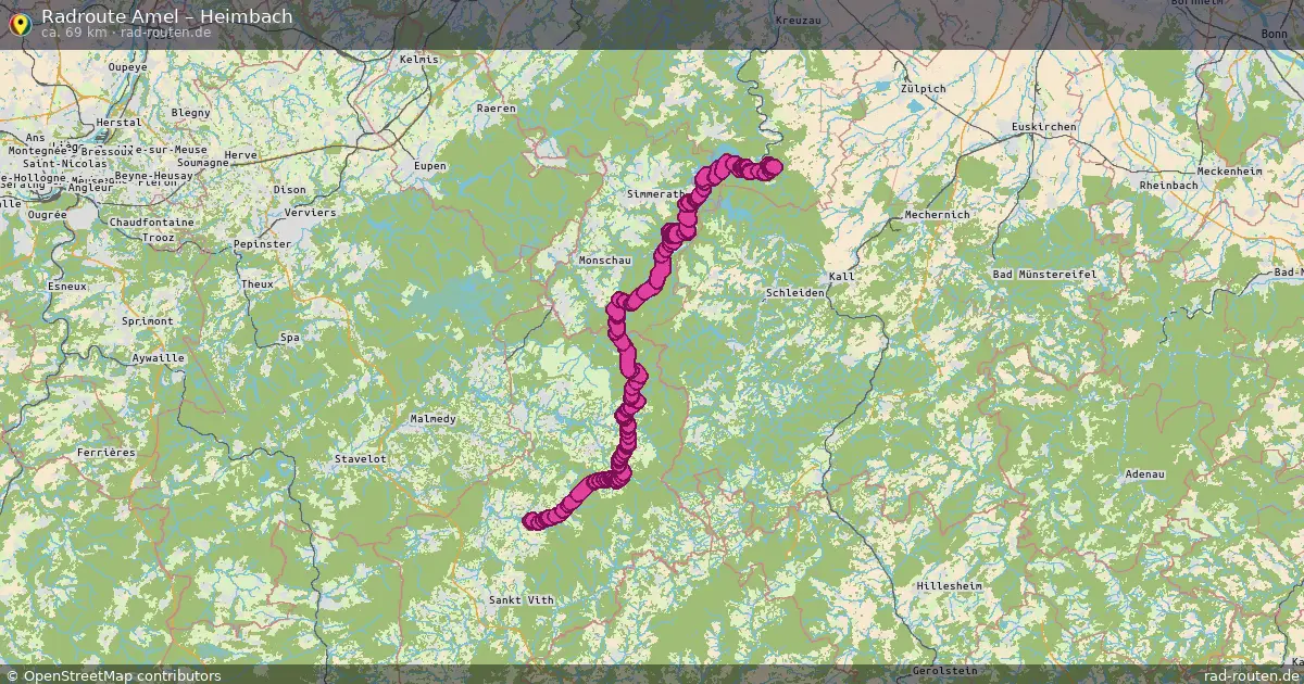 Radtour Amel – Heimbach