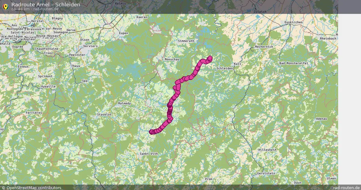 Radtour Amel – Schleiden