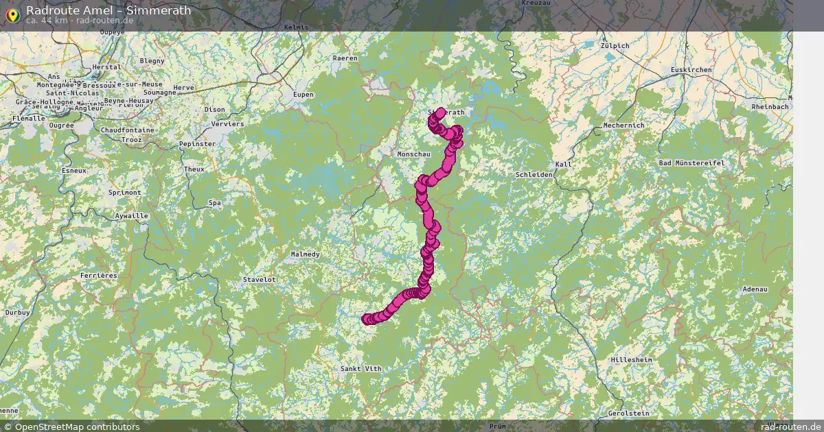 Radtour Amel – Simmerath
