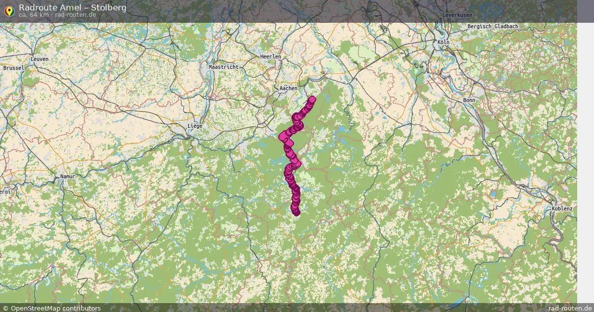 Radtour Amel – Stolberg