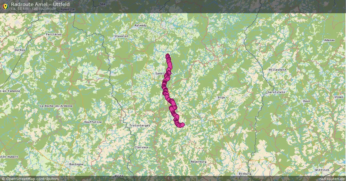 Radtour Amel – Üttfeld