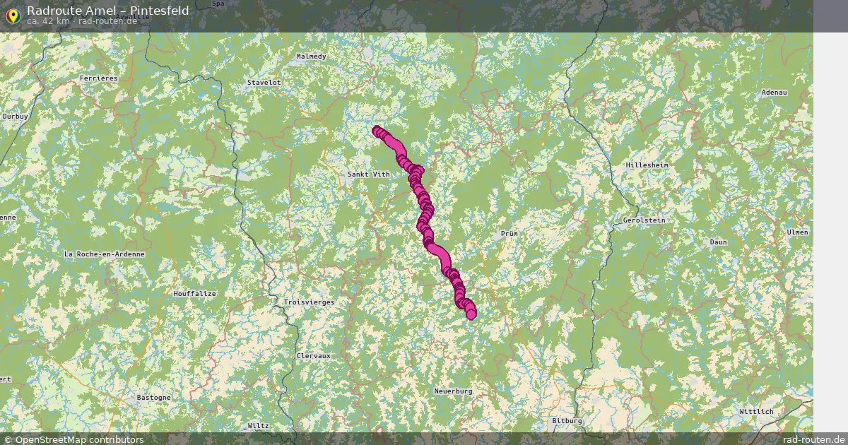 Radtour Amel – Pintesfeld