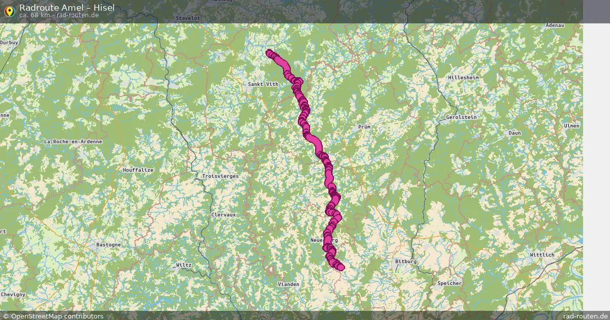 Radtour Amel – Hisel