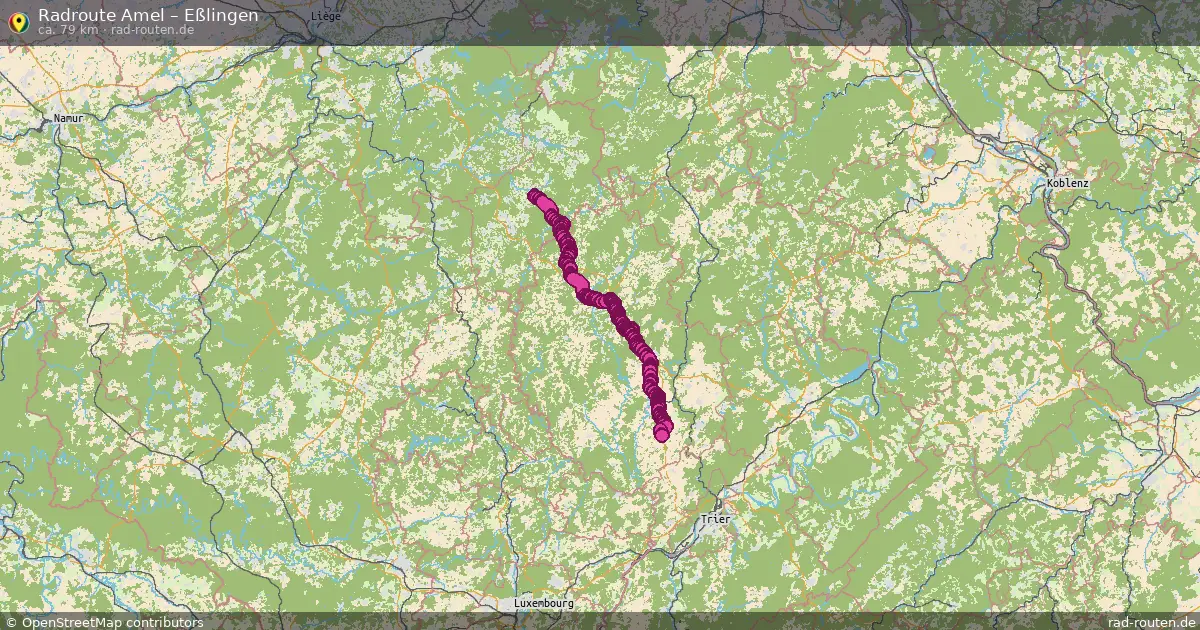 Radtour Amel – Eßlingen