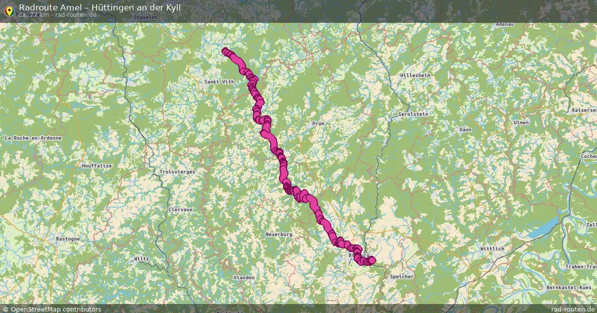Radtour Amel – Hüttingen An Der Kyll