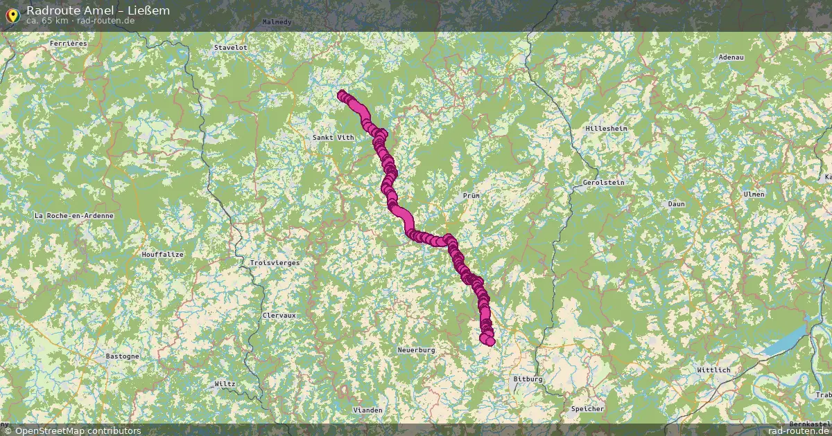 Radtour Amel – Ließem