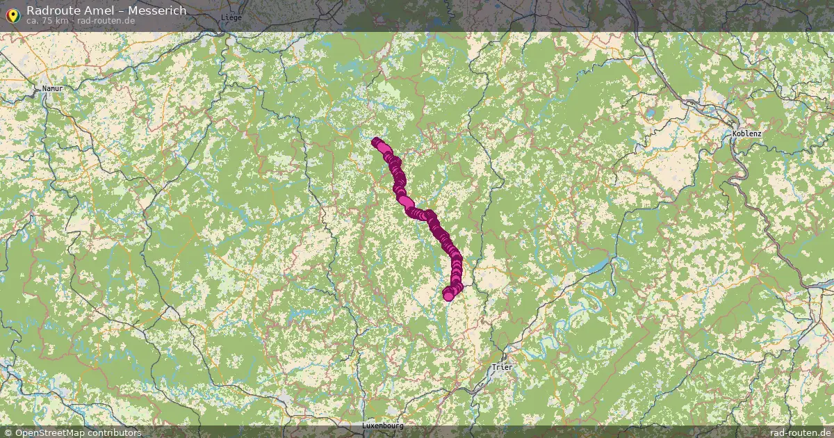 Radtour Amel – Messerich