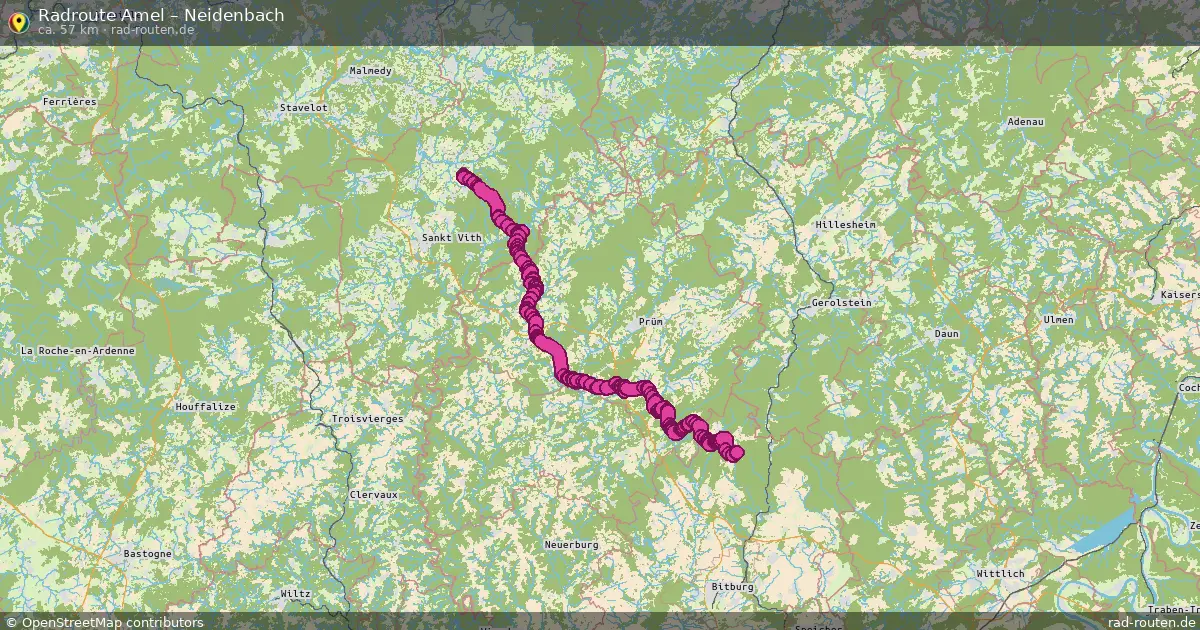 Radtour Amel – Neidenbach