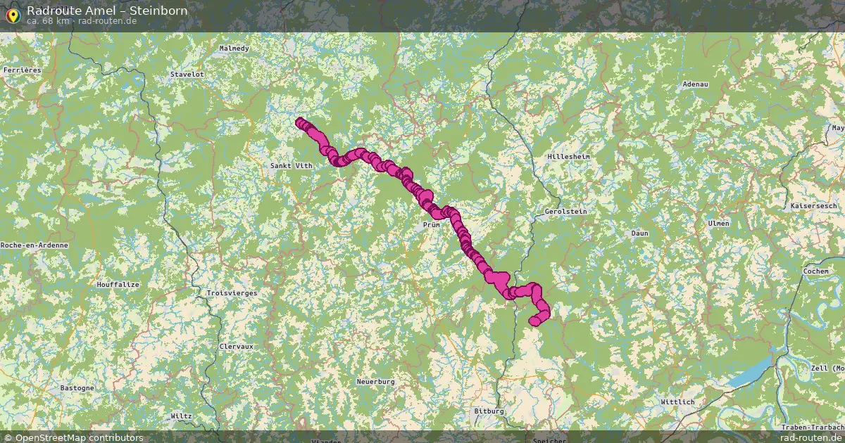 Radtour Amel – Steinborn