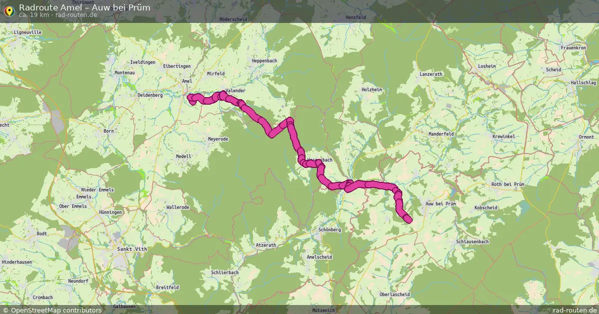 Radtour Amel – Auw Bei Prüm