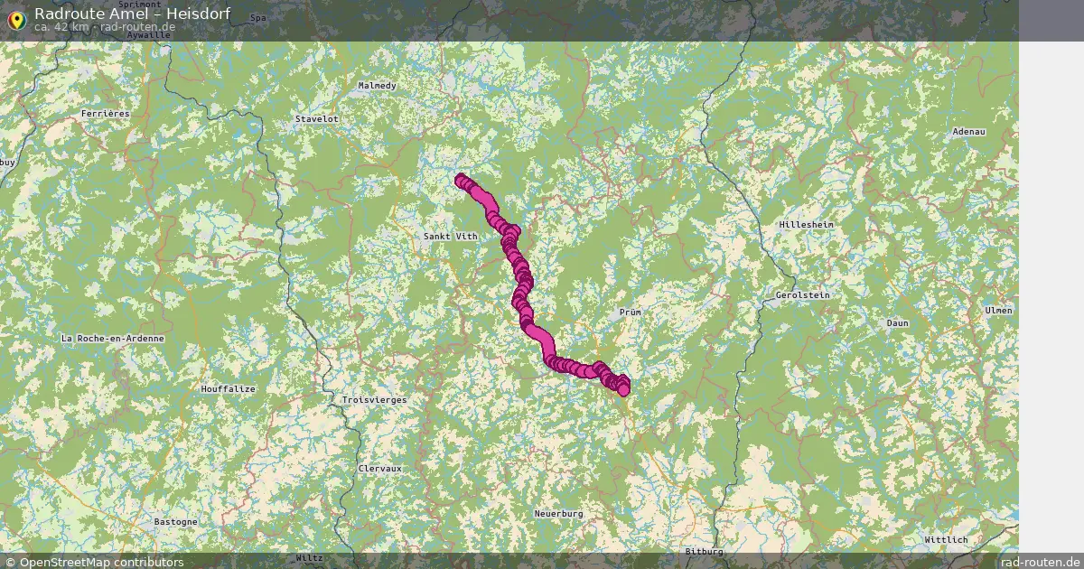 Radtour Amel – Heisdorf