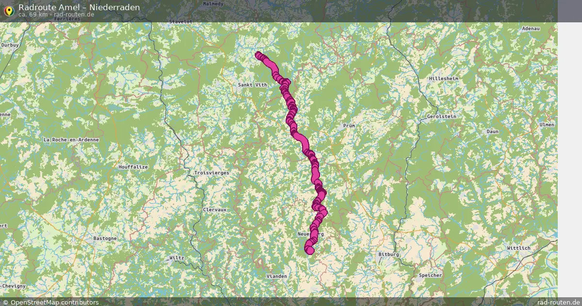 Radtour Amel – Niederraden
