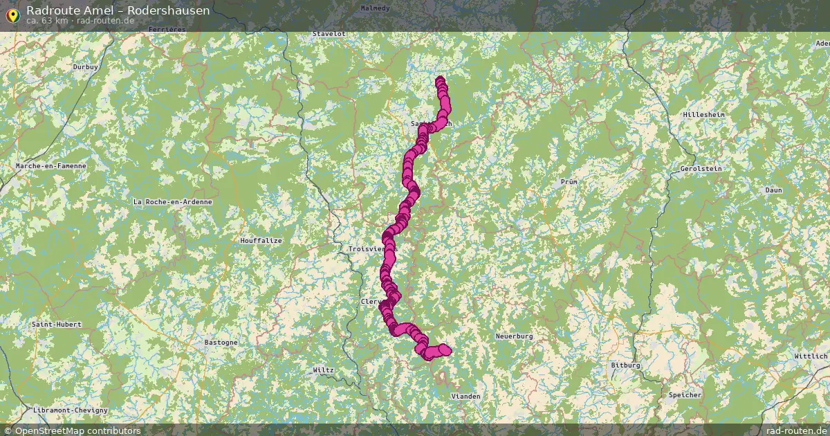 Radtour Amel – Rodershausen