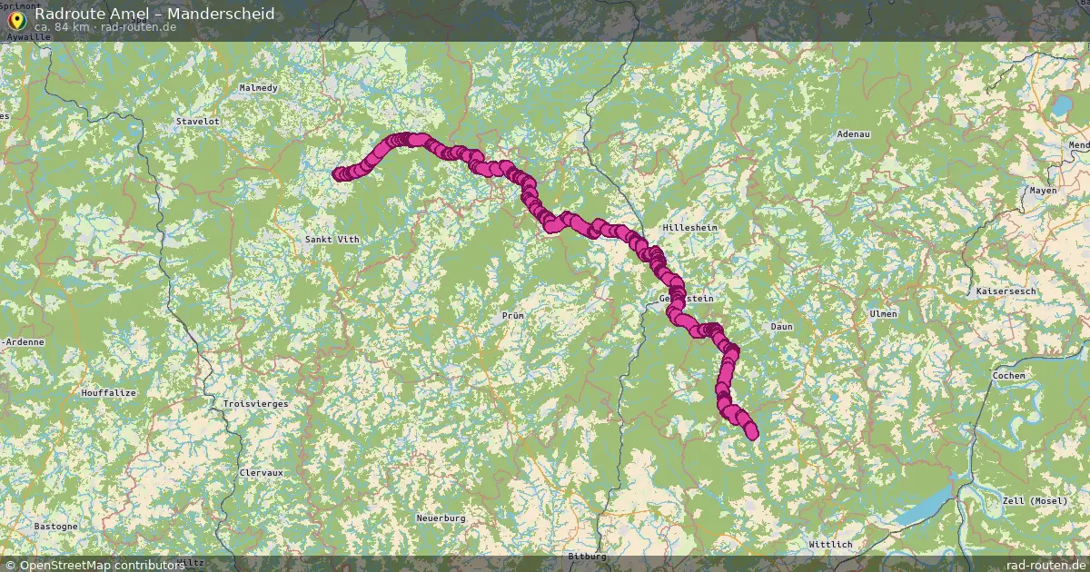 Radtour Amel – Manderscheid