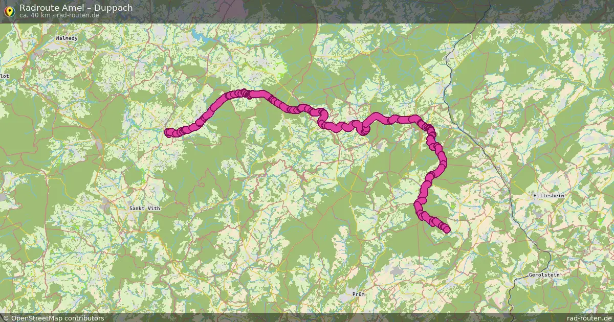 Radtour Amel – Duppach
