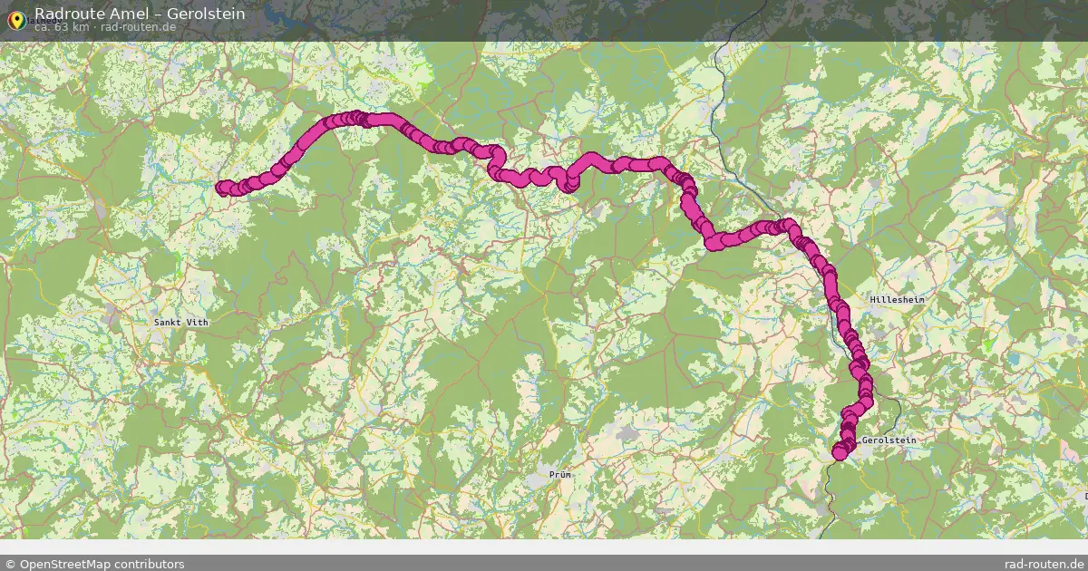 Radtour Amel – Gerolstein