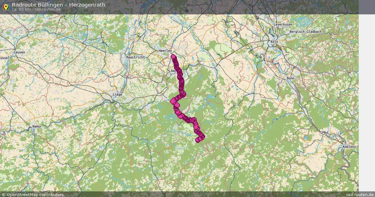 Radtour Büllingen – Herzogenrath