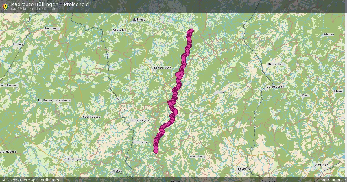 Radtour Büllingen – Preischeid