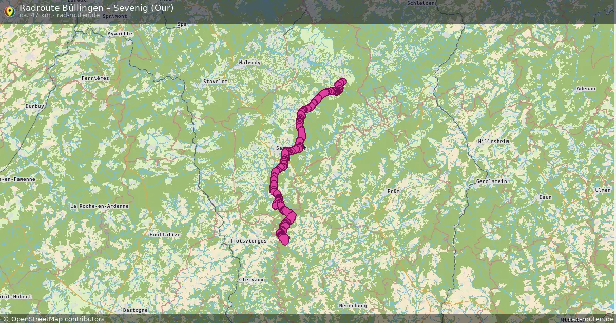 Radtour Büllingen – Sevenig (Our)
