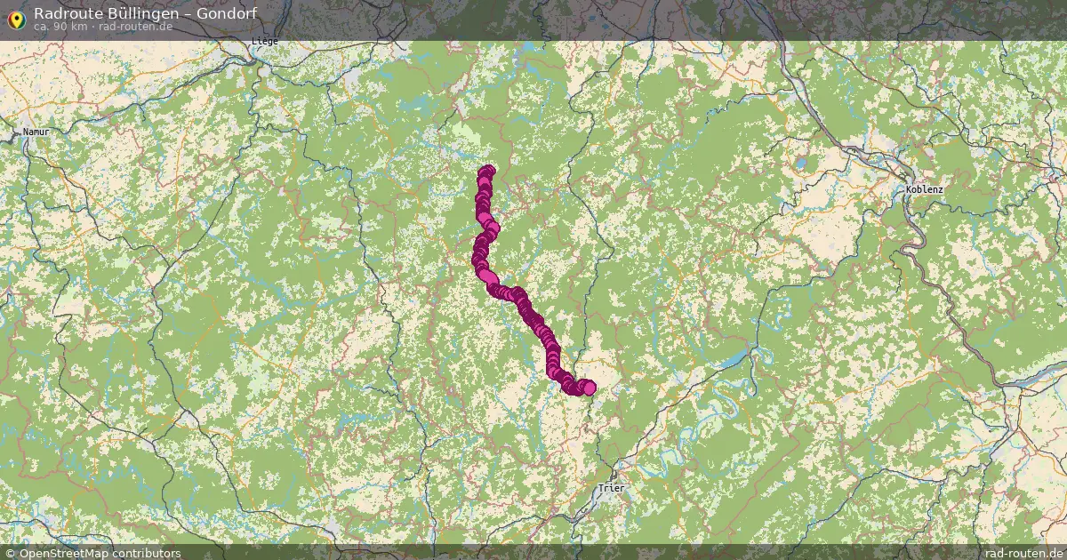 Radtour Büllingen – Gondorf