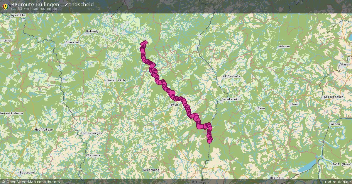 Radtour Büllingen – Zendscheid