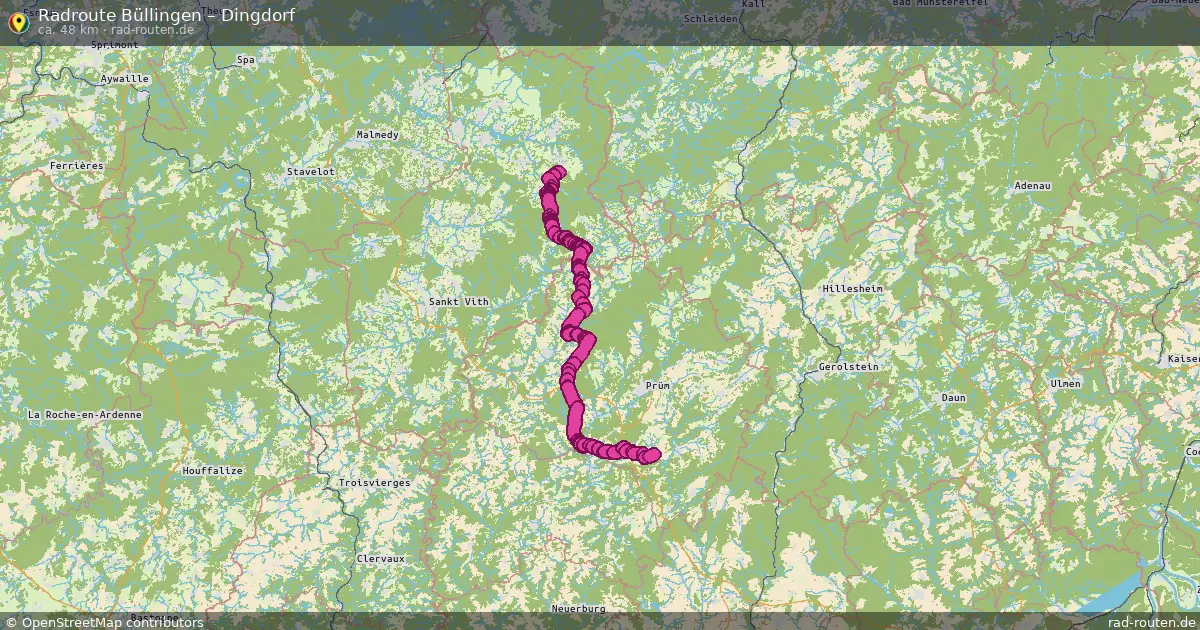 Radtour Büllingen – Dingdorf
