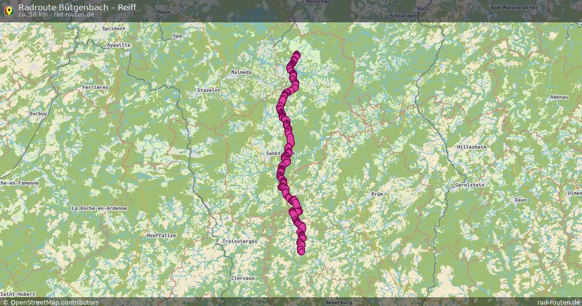 Radtour Bütgenbach – Reiff
