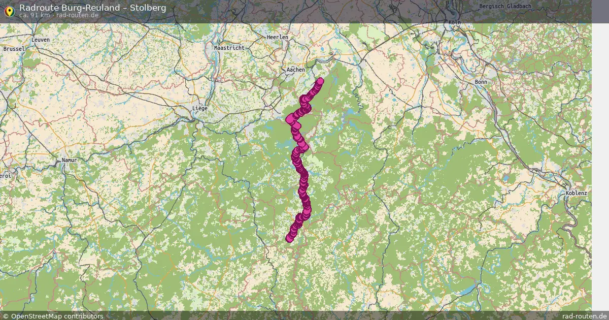 Radtour Burg-Reuland – Stolberg