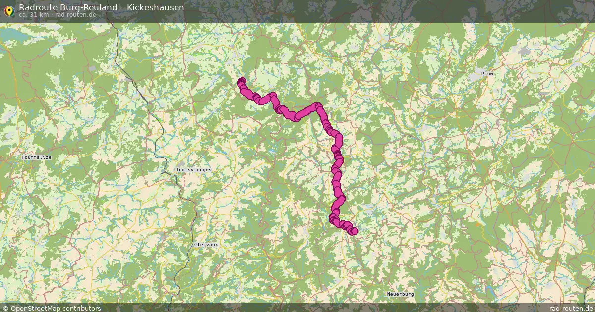 Radtour Burg-Reuland – Kickeshausen