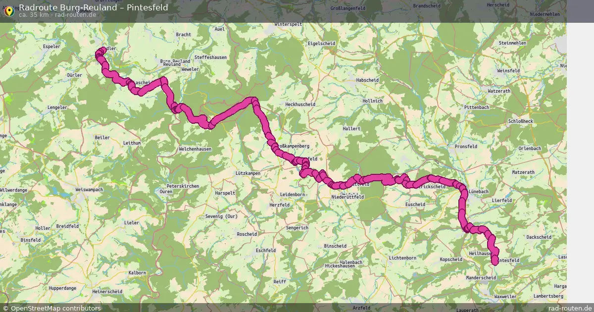 Radtour Burg-Reuland – Pintesfeld