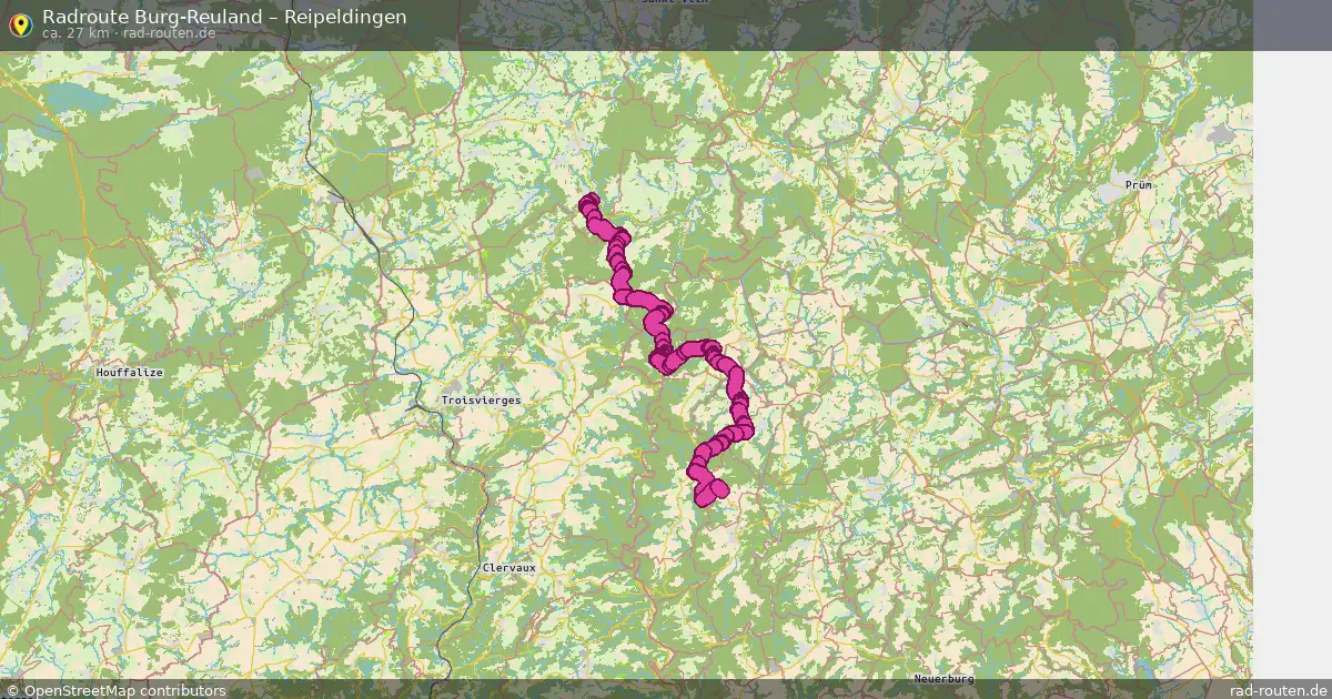 Radtour Burg-Reuland – Reipeldingen