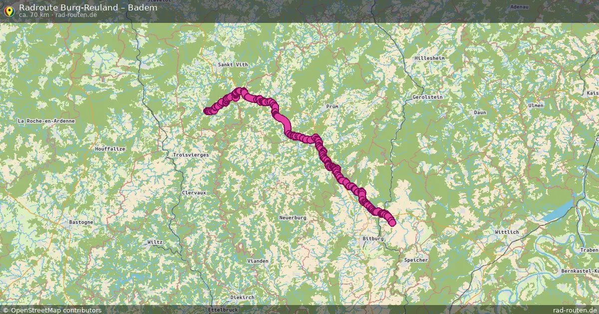 Radtour Burg-Reuland – Badem