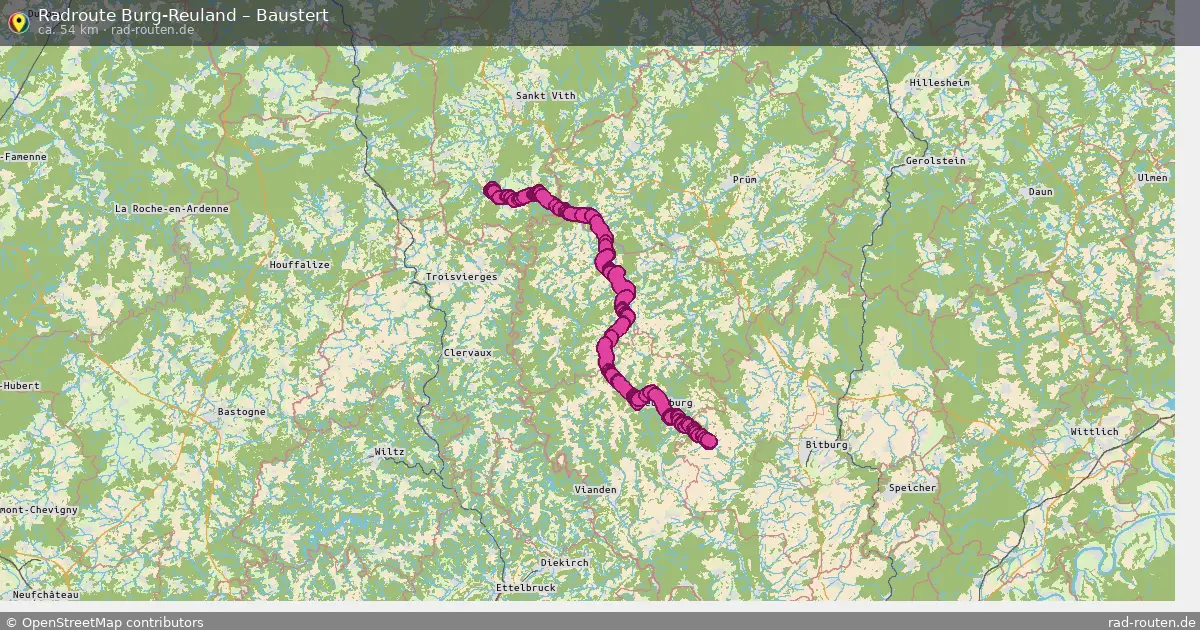 Radtour Burg-Reuland – Baustert