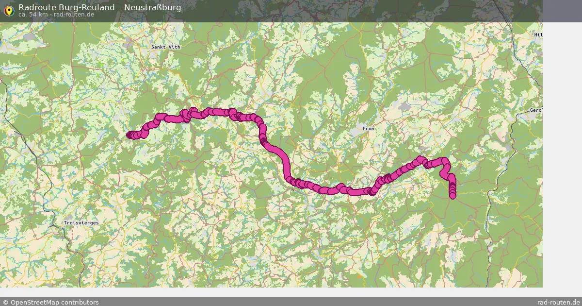 Radtour Burg-Reuland – Neustraßburg