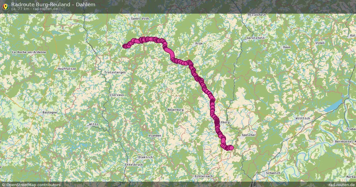 Radtour Burg-Reuland – Dahlem