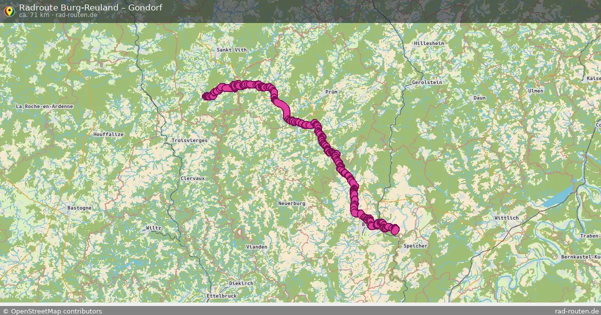 Radtour Burg-Reuland – Gondorf