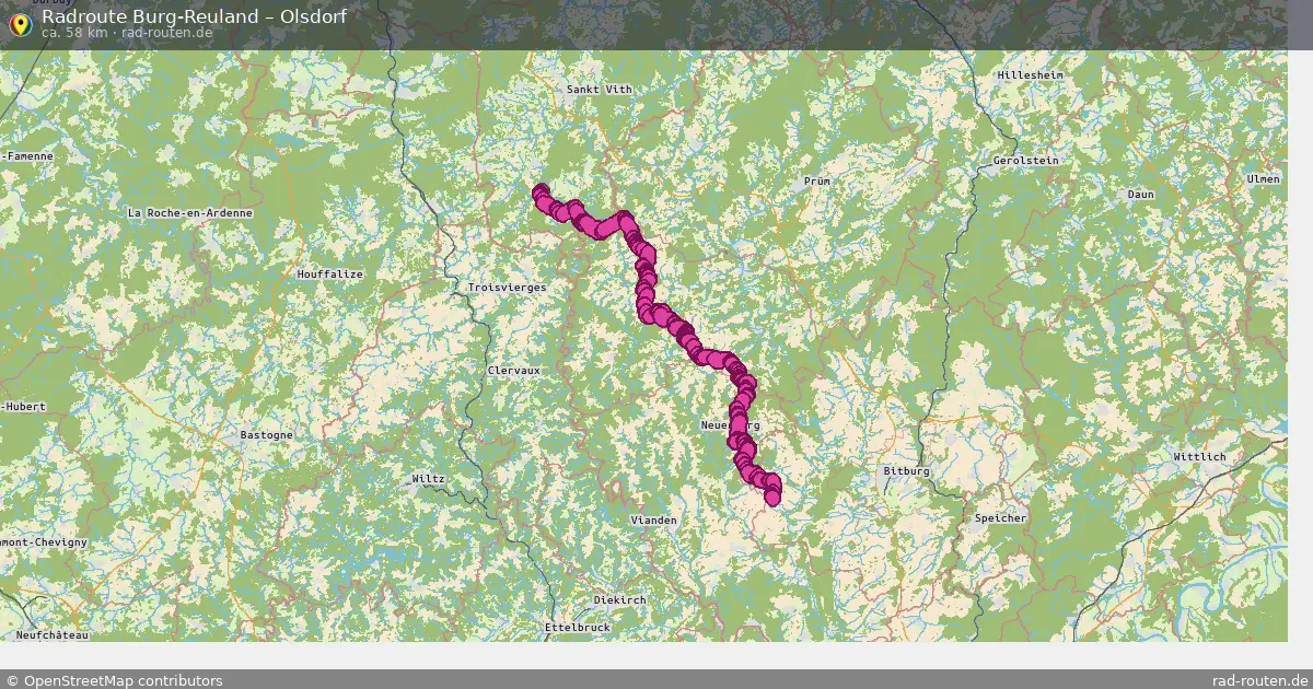 Radtour Burg-Reuland – Olsdorf