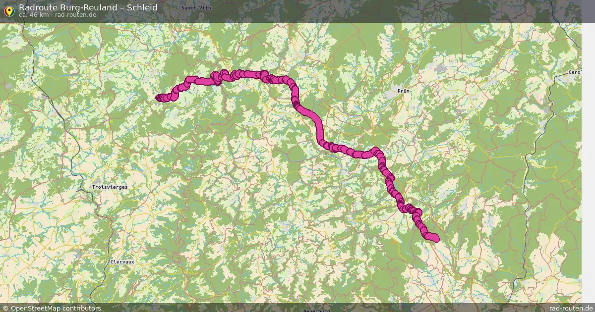 Radtour Burg-Reuland – Schleid