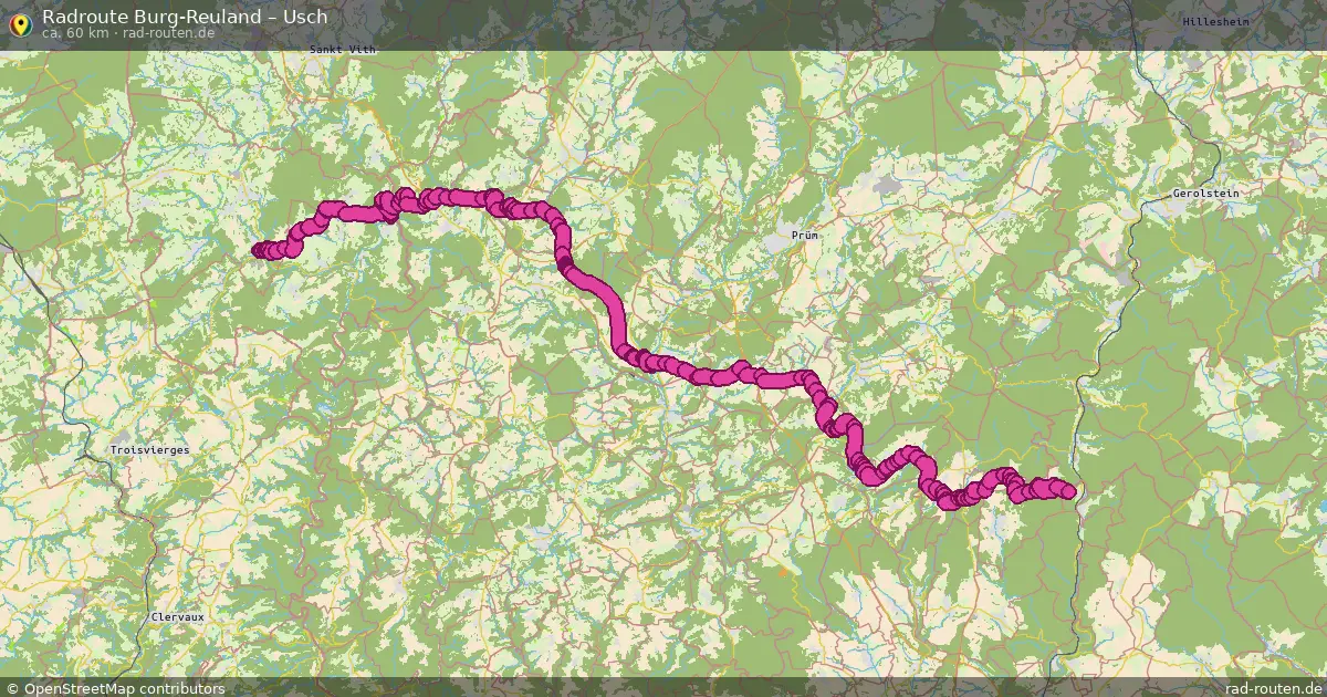 Radtour Burg-Reuland – Usch